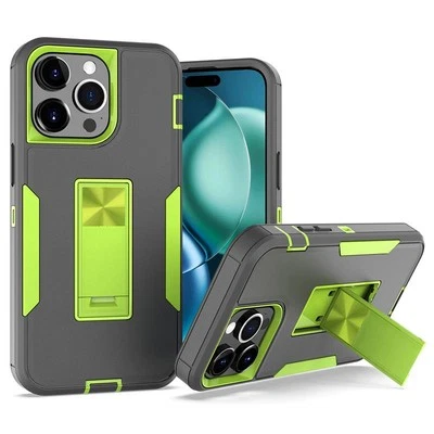 Case For iPhone 16 15 Pro Max 14 13 12 11 XR X Heavy Duty Shockproof Stand Cover - Image 1 of 4