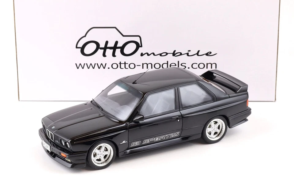 BMW M3 E30 AC SCHNITZER ACS3 SPORT 2.5 NERO 1985 OTTOMOBILE OT1033 1 18 3000 P
