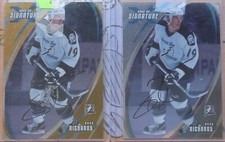 Brad Richards 2002-03 BAP Signature Series Silver-Gold Autographs Lightning