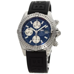 BREITLING Chronomat Evolution Watches A13356 Stainless Steel/Rubber mens - Picture 1 of 24