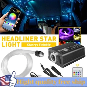 500pcs Car/Home Headliner Star Light kit Roof Twinkle Ceiling Lights Fiber Optic - Picture 1 of 19