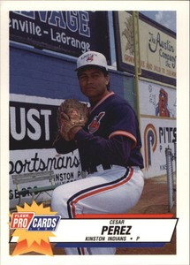 1993 Kinston Indians Fleer/ProCards #2246 Cesar Perez