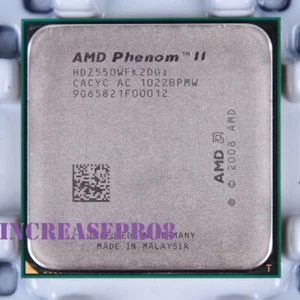 AMD Phenom II X2 550 Processor 3.1GHz HDZ550WFK2DGI Socket AM3 CPU 80W 4000MHz - Picture 1 of 4