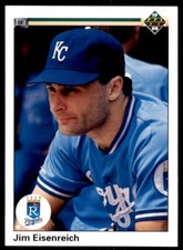 1990 Upper Deck Jim Eisenreich . Kansas City Royals #294