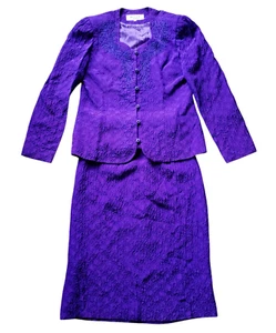 Hardy Amies London Women’s Suit Vintage Tailored Jacket & Dress Made in Japan - Picture 1 of 21