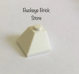 Lego weiße Schräge 45 2x2 doppelt konvex NEU - Bild 1 von 3