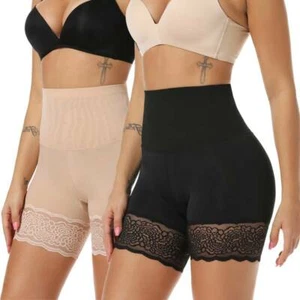 Women High Waist Anti-Chafing Shorts Under Dresses Tummy Control Body Shaper - Picture 1 of 30