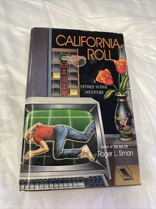California Roll: A Moses Wine Mystery by Roger L. Simon First Edition Hardcover - Picture 1 of 2
