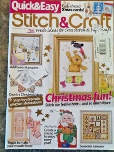 Stitch & Craft Magazine November 2007 Christmas Issue Back Issue Cross Stitch - Picture 1 of 12