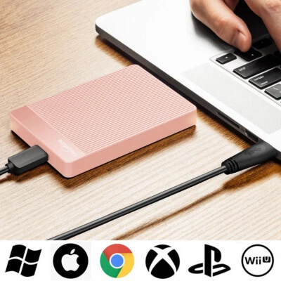 Externe Festplatte 2.5 Zoll USB 3.0 320GB 500GB 1TB 2TB HDD für PC/Windows/Mac - Bild 1 von 4