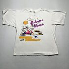 Vintage 90s Thriller Banana Bahama Mama Bikini Cat T-Shirt soft thin SZ XL