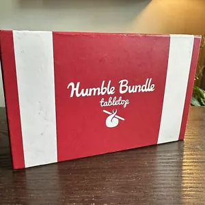 Humble Bundle 2 Meebles Tabletop Box Indiebox featuring 5 Dice 4 Metal Figures - Picture 1 of 8