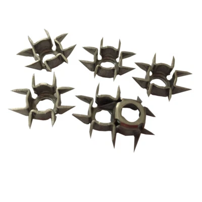 Cabezas de flecha de caza de tiro con arco 6 piezas 25 granos flecha de judo puntas anchas 8 hojas afiladas Foto 1 de 4