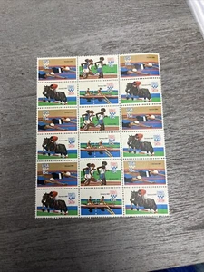 1980 Summer Olympics Sheet of 18, 15 Cent Stamps Scott 1791-93, MNH,XF - Picture 1 of 1