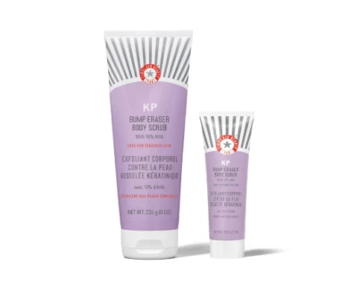 First Aid Beauty KP Bump Eraser Body Scrub w/10% AHA Keratosis Pilaris Skin Set - Image 1 of 4