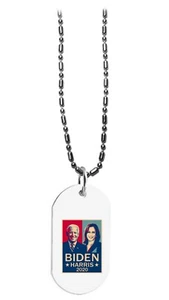 Biden Harris Democratic President Election Color Printed Dog Tag New - Picture 1 of 2