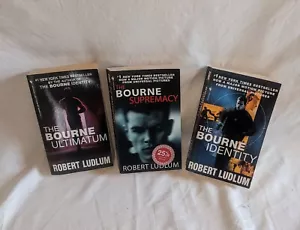 Bourne Series by Robert Ludlum Lot, Bourne Identity, Bourne Supremacy - Imagen 1 de 4