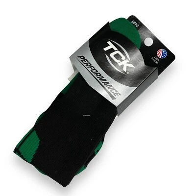 Calcetines TCK Performance Negro Verde Talla XL 12-15 NUEVOS CON ETIQUETAS Foto 1 de 3