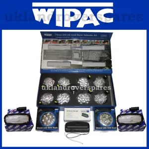 LAND ROVER DEFENDER LED CLEAR LIGHT KIT - 13 CLEAR LAMPS - WIPAC QUALITY - Picture 1 of 9