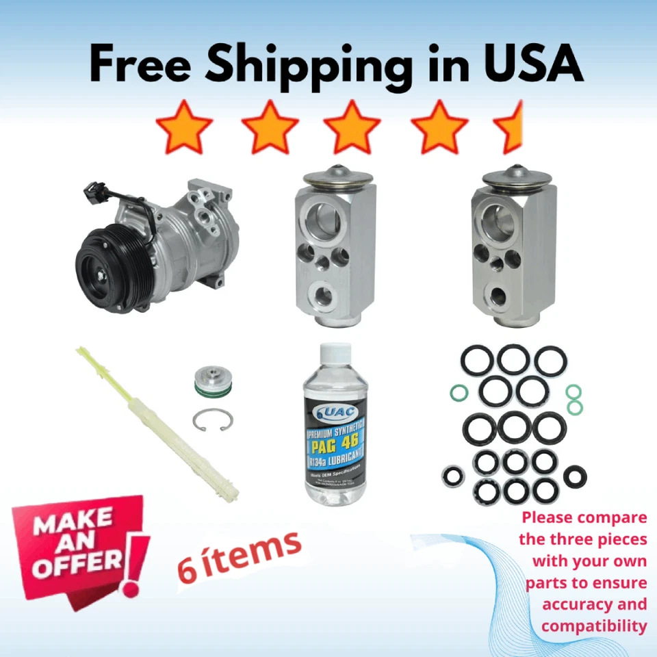 Compresor y válvula A/C Fit Saturn Outlook 2007-2010 Foto 1 de 4