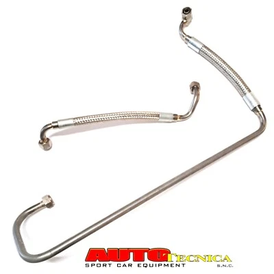 TUBI RADIATORE OLIO LANCIA DELTA HF EVOLUZIONE 82484376 82479502 INTEGRALE 16V. - Image 1 of 3