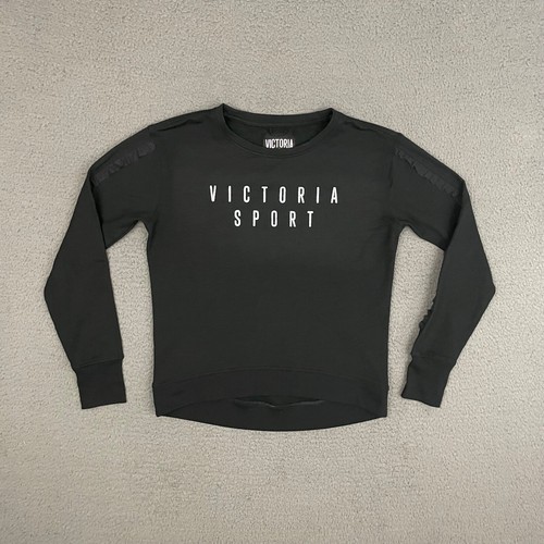 UNDERCOVER Victoria Sport Felpa Donna XS Nera Pullover con Ruffle Mamma Casual