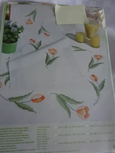 Niedrigpreis!!!  RICO Stickpackung vorgezeichnet - 40x100cm- komplett mit Garn - Bild 1 von 2