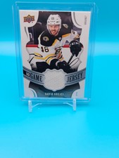2018-19 Upper Deck Series 1 David Krejci UD Game Jersey