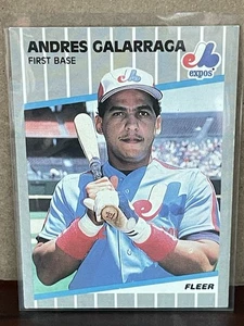 1989 Fleer Andres Galarraga Montreal Expos #376 - Picture 1 of 3