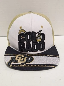 Colorado Buffaloes Zephyr Snapback Hat Adjustable Cap Ski Lift Textured Bill CU - Picture 1 of 14