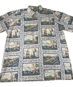 Reyn Spooner Shirt Mens 2XL Mele Kalikimaka Limited Issue Hawaiian Aloha Holiday - Picture 1 of 5