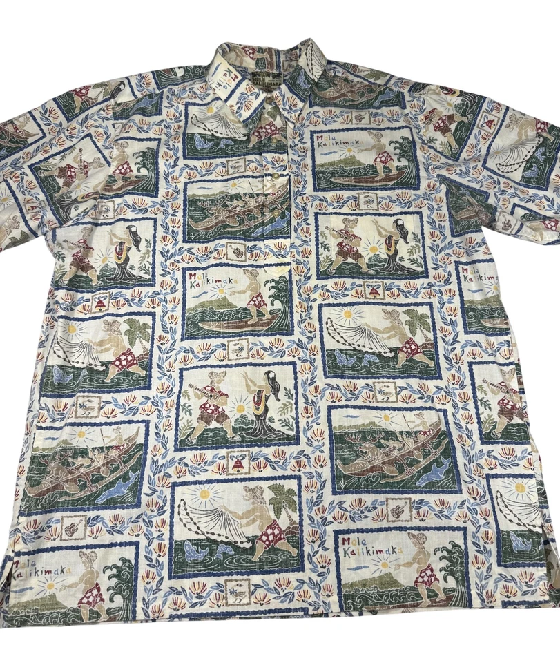Reyn Spooner Shirt Mens 2XL Mele Kalikimaka Limited Issue Hawaiian Aloha Holiday - Image 1 of 4