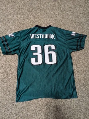 Camiseta De Colección Philadelphia Eagles NFL Brian Westbrook Niños Jóvenes L 18-20 Para Mujer S Foto 1 de 4