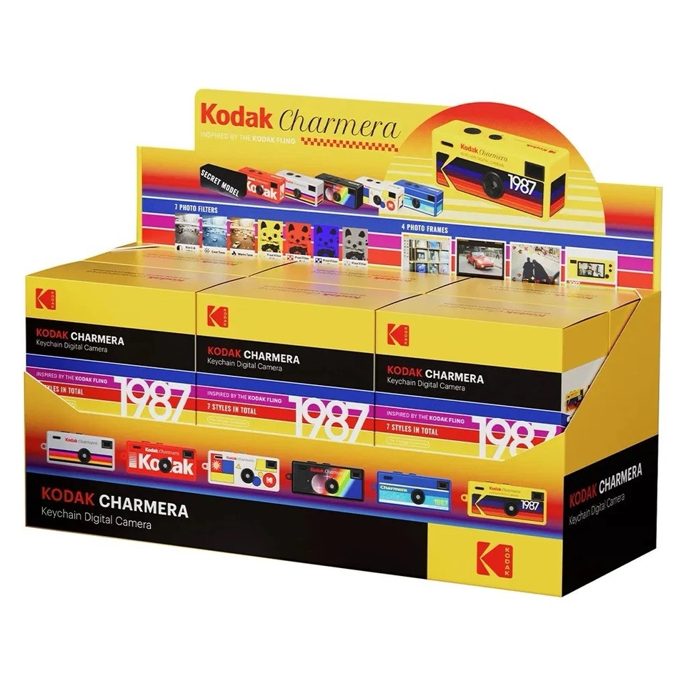 KODAK CHARMERA Keychain Digital Camera Blind Box 6 Pack PRESALE ✅ FREE SHIPPING - Image 1 of 1