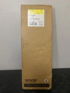 Cartucho de tinta amarillo original Epson T6364 para Stylus Pro, caducidad 12/2022 - Imagen 1 de 3