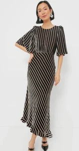 Saloni Pathos Noir Vida Velvet Dress Size 8 BNWT - Picture 1 of 16
