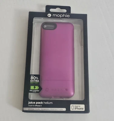 Mophie Juice Pack Helium for iPhone 5 1500mAh Battery Power Bank Case Pink New - Image 1 of 3
