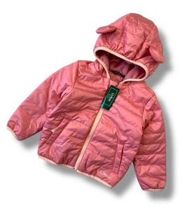 NEU LL BEAN Fleece gefütterte isolierte Jacke Mädchen Kleinkind Säugling rosa 12-18 Monate - Bild 1 von 14