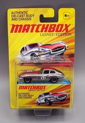 "MATCHBOX" **EDICIÓN LESNEY** '61 E-TYPE JAGUAR **CUERPO Y BASE METÁLICOS** SIN USAR, EN CAJA Foto 1 de 3