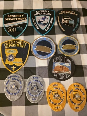 Parche de seguridad New Orleans Saints Louisiana Superdome parroquia NFL Pelicans NBA Foto 1 de 4