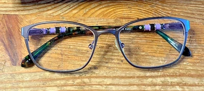 Monturas para gafas Lilly Pulitzer Eaton 151-16-135 marrón monturas para gafas solamente Foto 1 de 4