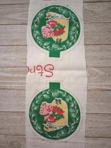 strawberry shortcake wreath ornament fun fabric piece 5 x 5 inch new - Picture 1 of 3