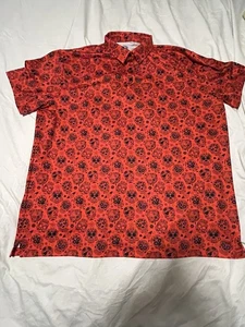 Polo de golf Kaipar para hombre, 3XL XXXL diseño de calavera rojo/negro 🔥🔥🔥🔥🔥🔥 - Imagen 1 de 4