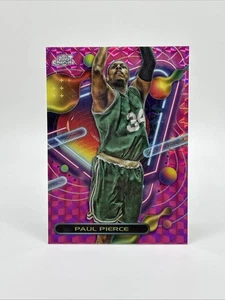 2023-24 Topps Cosmic Chrome - Paul Pierce #141 Pink Galaxy Refractor - Picture 1 of 2