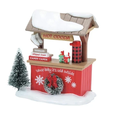 Department 56 Hot Cocoa Stand 6013024 Dept 2023 Village Accessories - Image 1 of 2