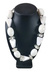 Chicos Damen 20 Zoll Grob Weiß Perlen Halskette Modeschmuck - Bild 1 von 5
