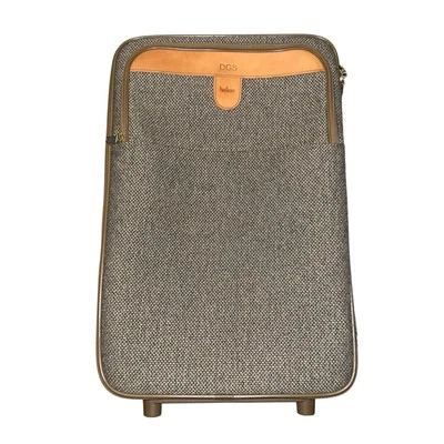 Hartmann Tweed and Leather 22” Wheeled Rolling Upright Suitcase - Image 1 of 4