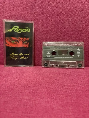POISON-Open Up And Say Ahh!-Cassette-1988 Enigma/Capitol - Image 1 of 2