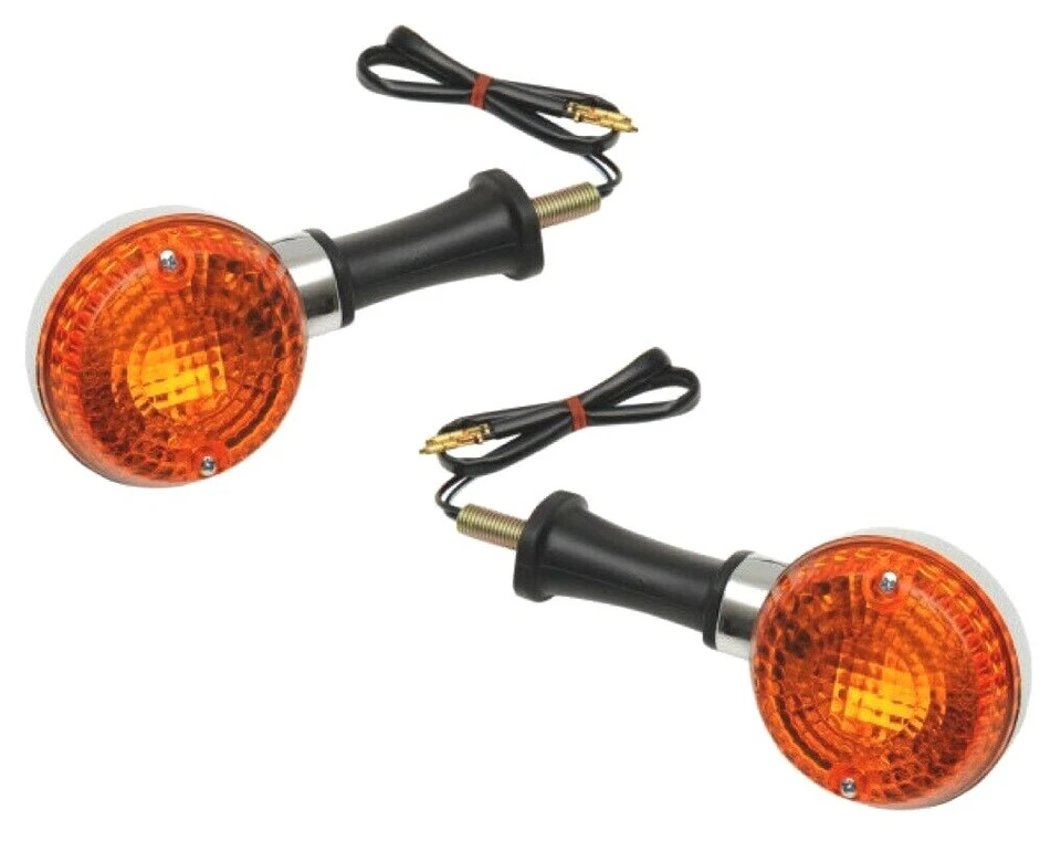 PAIR (LEFT/RIGHT) Rear Turn Signals 1984-86 Kawasaki KL600A/B #252234+252233 - Image 1 of 1