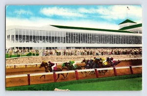 Postcard New Hampshire Salem NH Rockingham Park Horse Racing 1950s Unposted - Picture 1 of 2